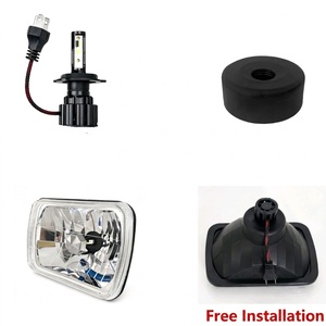 Nouveau phare halogène carré semi-scellé 7x6 6054 H4 12V Plug & Play pour Chevrolet, camion et fourgon vintage - Product Image 1