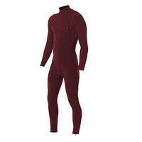 DIVESTAR Desain Khusus 3/2MM 4/3MM Neoprene Tahan Air Hangat Tanpa Resleting Wetsuit Selancar untuk Pria Wanita