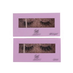 Cils en vison naturel, aspect naturel, doux et volumineux, faits à la main, pour <span class=keywords><strong>maquillage</strong></span> quotidien, vegan, emballage personnalisé - Product Image 2