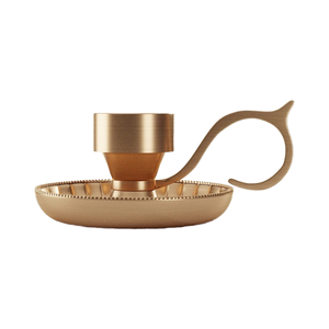 Bougeoir en cristal de nouvelle conception porte-cône en métal pour la décoration de mariage et d'événement - Product Image 6