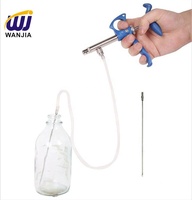 WANJIA Adaptateur Luer Lock Pistolet vétérinaire pour injection de vaccin Injecteur continu réglable 1ml pour petits animaux