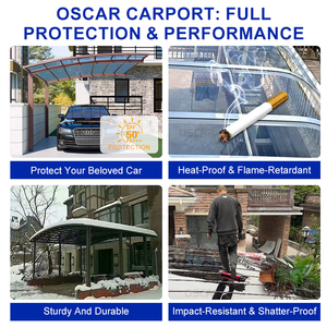 Offerta Speciale: <span class=keywords><strong>Tettoie</strong></span> e Ripari in Alluminio dal Design Popolare, Robuste <span class=keywords><strong>per</strong></span> Vialetti e Giardini, Carport - Product Image 6