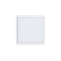Luminaria LED Cuadrada de Superficie, Regulable, SMD, CCT Intercambiable, Interruptor Deslizante, Instalación Rápida, Aluminio, IP20