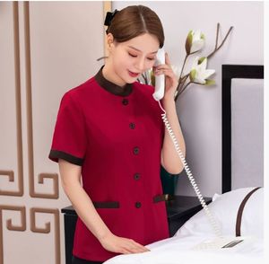 Uniforme de limpieza de Hotel Daisy para personal de Hotel para ropa de trabajo de manga corta para <span class=keywords><strong>mujer</strong></span> - Product Image 5