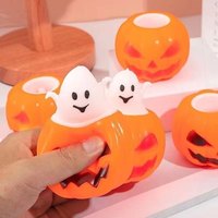 TikTok-Style Kürbis-Kaninchen Thermoplastisches Gummi-Quetschbecherchen Taschengroßes Kräuterspielzeug zur Stresslinderung C353Direct