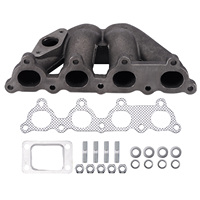 MaXpeedingrods Kit Turbocompresseur T3 T4 Intercooler et Collecteur pour Honda D15 D16 D15Z1 D16Z6 D16Y7 D16Y5 D16Y8