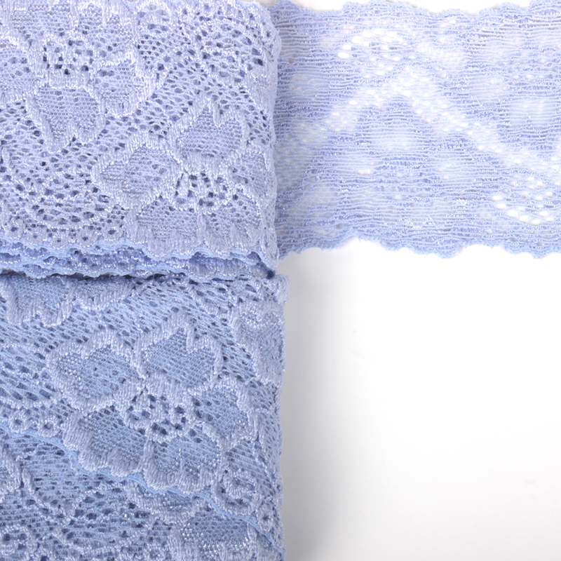 2023 BLACK Lace Trim Knitted Lace