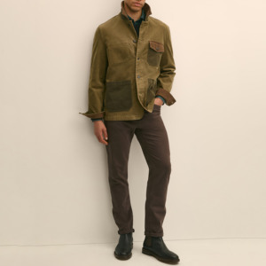 High Quality Casual <strong>Men's</strong> Loose Autumn Eco-Friendly Breathable 100% Cotton Stretch Corduroy <strong>Chore</strong> <strong>Coat</strong> - Product Image 3