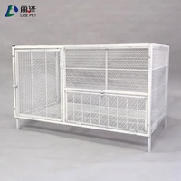 LIZE PET Cage à palettes en acier empilable à usage intensif pour le stockage de palettes à revêtement de poudre Cage à poulet