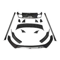 Mise à niveau de haute qualité nouveau style kits de carrosserie en fibre de carbone sèche accessoires de voiture pour porsche panamera 971