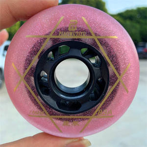 Roue de patin à roulettes en ligne de quatrième génération à neuf roues, frein en PU résistant à l'usure, frein fantaisie, frein spécial - Product Image 5
