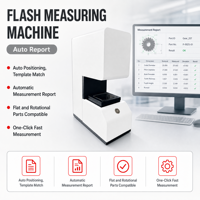 Machine de mesure de vision industrielle à double télécentrique pour l'inspection de petites pièces avec positionnement automatique et rapport MSS-A-XUY-TD21191