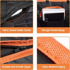 Impermeable Pet Car Mat Protector Hamaca Malla Ventana Bolsillos Pet Travel Back Dog Car Seat Covers - Product Image 3