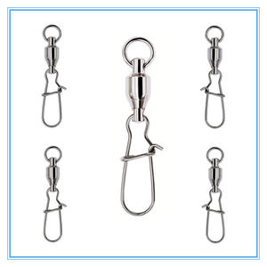 ตัวเชื่อมต่อรูปเลขแปดแบบหมุนได้เสริมความแข็งแรงสำหรับอุปกรณ์ตกปลาทะเล ชุบนิกเกิล - Product Image 2