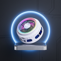 Pendingin Ponsel Semikonduktor Ice Cooling -6 ° Kipas RGB Kontrol Suhu AI 5000RPM Tipe-C untuk Gaming Smartphone