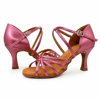 Chaussures de danse latine à talons hauts pour femmes adultes, respirantes, à semelle souple, chaussures de danse tango professionnelles, chaussures de danse cha-cha