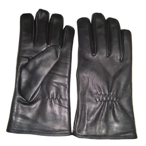 Männer Winter Leder Kleid Mode Handschuhe schwarz