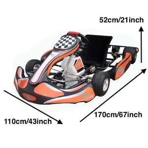 Kart à pédales à essence de haute qualité 6,5 ch 200 cm³ avec pare-chocs de sécurité à vendre - Product Image 2