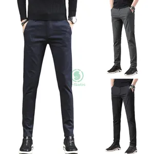 Groothandel Custom Nieuwe Herfst Business Heren Pak Broek Slim Up Kleine Voeten Casual Koreaanse Versie Casual Hanger Mannen Broek