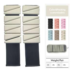<span class=keywords><strong>Poids</strong></span> de cheville en silicone personnalisables en gros, écologiques, non toxiques, réglables pour studios de fitness <span class=keywords><strong>et</strong></span> thérapie physique - Product Image 1