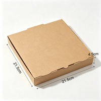 Boîtes à pizza mini rigides réutilisables avec logo imprimé personnalisé, carton noir de qualité alimentaire pour sushis, pizzas, sucre, huile d'olive, emballage cadeau