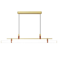 Lustre design américain pour le salon Postmoderne Luminaires suspendus simples Lustres de ferme à Led Lampes suspendues