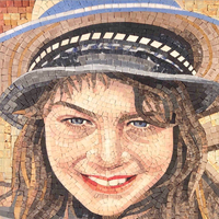 Art mural en mosaïque de marbre, personnalisé, pour décoration de maison, bricolage, intérieur et extérieur pour la salle de bain, carrelage de sol en mosaïque hexagonale
