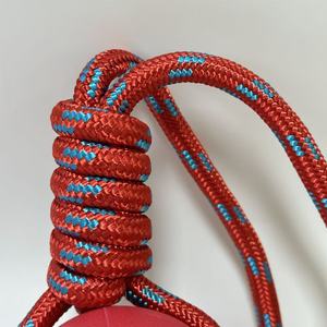 Balle de dressage pour chien de grande taille, 9 cm, en EVA, rouge, durable, mignonne et moderne, pour l'intérieur et l'extérieur, jouet interactif à mâcher pour animaux de compagnie - Product Image 5