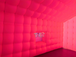 Inflables para Eventos Comerciales, Carpa Inflable Rosa para Fiestas, Carpa Inflable para Discotecas, Carpa Inflable Cúbica para Fiestas - Product Image 6