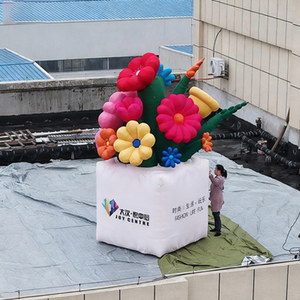 โลโก้เป่าลมรูปดอกบัวสีชมพูควัน ตกแต่งบ้าน แขวนดอกไม้ แบบเป่าลม ปรับแต่งได้ สำหรับตกแต่ง<span class=keywords><strong>ห้าง</strong></span>สรรพสิ<span class=keywords><strong>น</strong></span>ค้าและพื้นที่ตั้งแคมป์กลางแจ้ง - Product Image 2