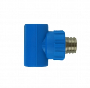 Prix abordable Connecteur en T fileté mâle de haute qualité PP-R résistant aux UV pour la plomberie extérieure Tuyau longue durée - Product Image 1