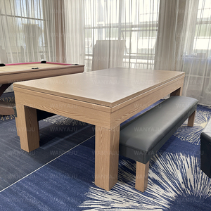 Accueil Tennis Table de <span class=keywords><strong>billard</strong></span> avec dessus et tiroirs de salle à manger Table de <span class=keywords><strong>billard</strong></span> style villa 8ft 9ft avec chaises et bancs <span class=keywords><strong>pour</strong></span> Home Villa - Product Image 2