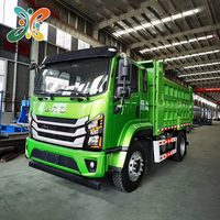 Camion benne léger JAC 4x2 d'occasion avec moteur Weichai, direction à gauche, boîte diesel