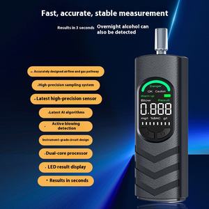 Portátil de alta precisão <span class=keywords><strong>Alcohol</strong></span> <span class=keywords><strong>Tester</strong></span> para uso profissional Instrumento Air-Blowing para embriagado condução teste de respiração para uso doméstico - Product Image 5