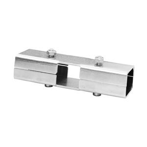 Connecteurs de tubes carrés 20/25/30 mm en acier inoxydable et acier galvanisé, colliers de serrage pour tuyaux, raccords de jonction, cadres, fixation rapide sans soudure - Product Image 1