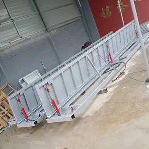 Flood Control Gate Movable Flood Wall Automatic Hydraulic Flood Control Door Factory Electric Flood Barrier