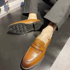 รองเท้าหนังแท้แบบสวม สไตล์ลำลองและทางการ น้ำหนักเบา ระบายอากาศได้ดี เหมาะสำหรับงานเลี้ยงฉลองต่างๆ - Product Image 5