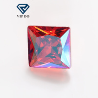 Prix de gros pointe magique fond carré coupe zircon pierre nue ongle autocollant diamant bricolage épingle à cheveux sac à chaussures bijoux strass