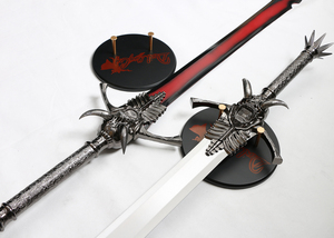 Épée de rébellion <span class=keywords><strong>Devil</strong></span> <span class=keywords><strong>May</strong></span> <span class=keywords><strong>Cry</strong></span> <span class=keywords><strong>Dante</strong></span>, équipement de jeu, décoration d'intérieur, jeu d'anime, 129,5 cm, 2,8 kg - Product Image 6
