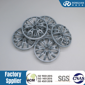Anillo Roseta de Plástico de 51mm con Alta Transferencia de Masa, Embalaje Aleatorio Duradero para Biofiltro de Tratamiento de Aguas Residuales - Product Image 5