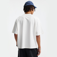 T-shirts Oversize de Haute Qualité 100% Coton Épais, T-shirts Vides Streetwear, T-shirts Boxy Cropped Personnalisables avec Logo pour Hommes
