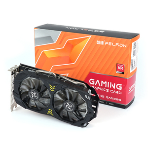 Tarjeta Gráfica para Juegos de Escritorio Peladn <span class=keywords><strong>AMD</strong></span> <span class=keywords><strong>Radeon</strong></span> <span class=keywords><strong>RX580</strong></span> de 8GB, <span class=keywords><strong>RX580</strong></span> <span class=keywords><strong>2048SP</strong></span> GDDR5, 6 Pines, Doble Ventilador, Interfaz PCI Express - Product Image 1