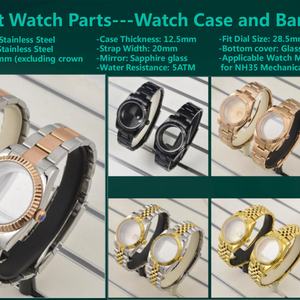 Stainless Steel Case 5ATM Waterproof Sturdy NH35 <b>Mechanical</b> Movement <b>Watch</b> Parts Factory Manufacturer BESSRON -1 - Product Image 2