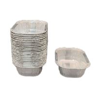 Petit moule à tartelettes en aluminium pour la cuisson des gâteaux Mini plat à tarte en aluminium Moule à muffins avec outils pour gâteaux en métal Plateau Support pour assiettes