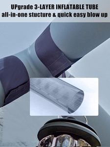 Installation rapide de 5 minutes avec pompe électrique Tissu imperméable Tentes gonflables parfaites pour les séjours en famille Camping Festival - Product Image 4