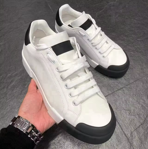 Chaussures de marche décontractées de luxe pour hommes et femmes, de haute qualité, confortables, tendance, en cuir véritable, chaussures plates de skateboard, baskets mode - Product Image 2