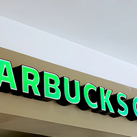 Enseignes lumineuses 3D Hongsen pour café, lettres 3D LED frontlit en acrylique et acier inoxydable, enseigne extérieure commerciale