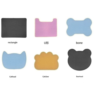 เสื่อทรายแมวสองชั้นกันน้ำกันลื่นกันลื่นแผ่นทรายสำหรับเก็บแมว - Product Image 4