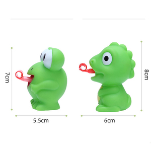 Jouets Squishy en plastique à presser, à rebond lent, amusants et anti-stress, en forme de grenouille, dinosaure, monstre, avec fonction de parlage et de léchage, pour garçons - Product Image 3