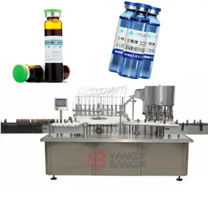 Su Nata De Coco Oral sıvı YB-K4 gibi sıvı için şişeleme dolum makinası otomatik dolum paketleme makinesi kapatma makinesi